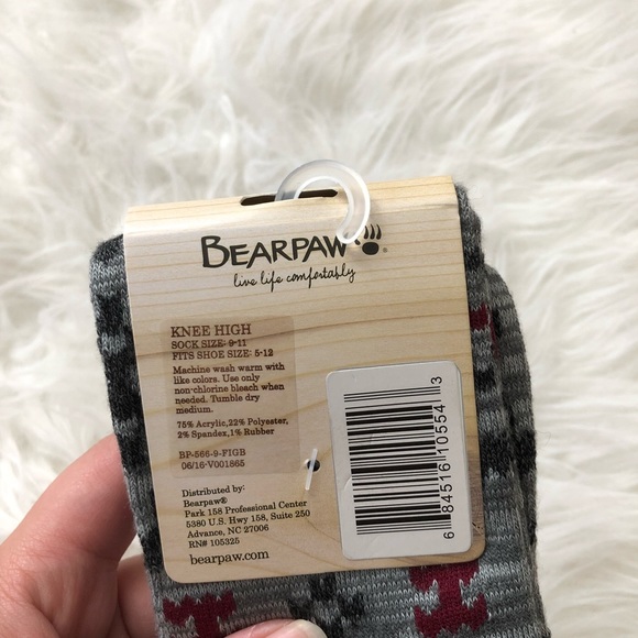 NWT Bearpaw Knee High scrunchy Socks winter boots - Picture 6 of 6